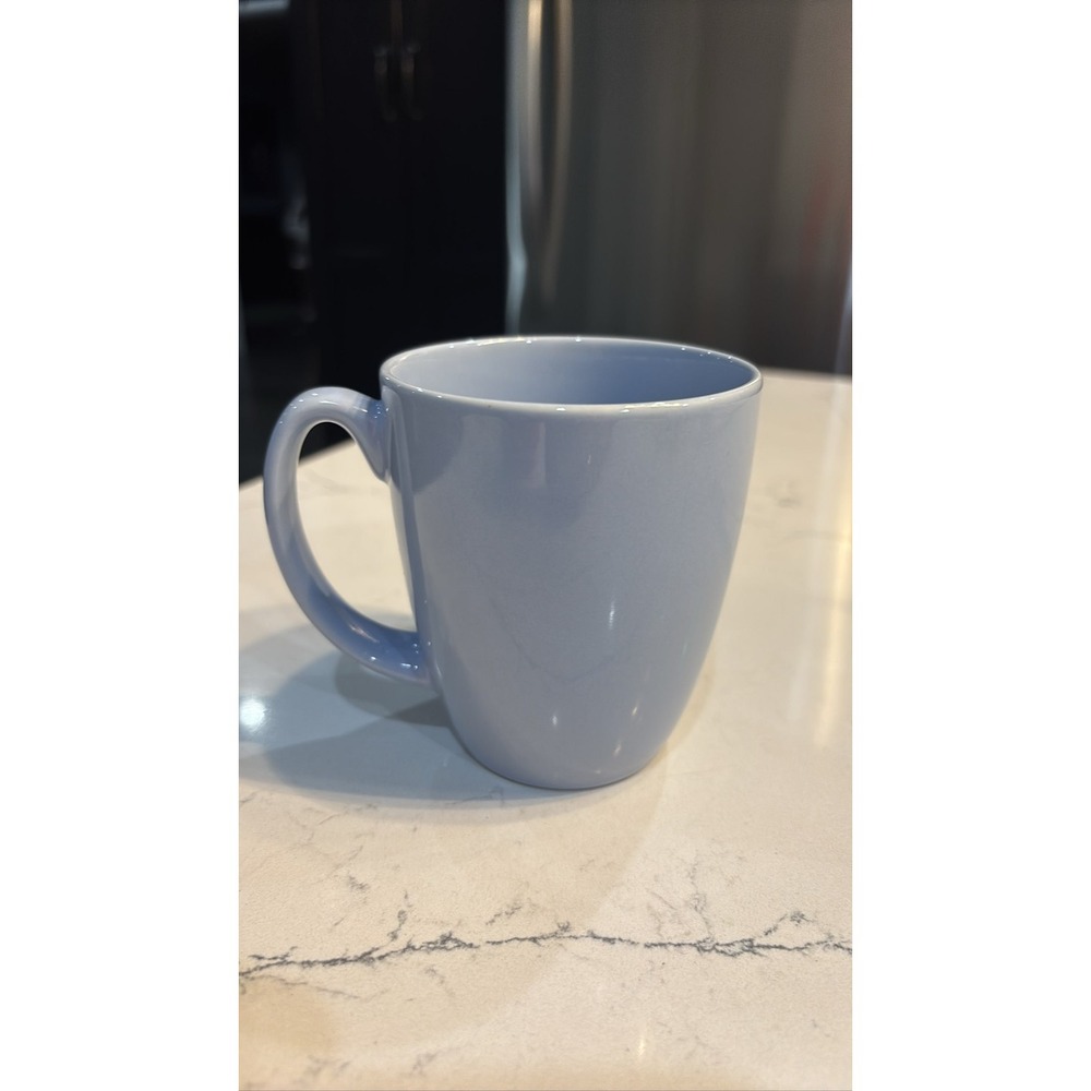 Corelle Coordinates Light Blue Periwinkle Stoneware 12oz Coffee Mug Cup